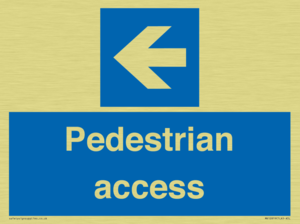 Pedestrian access